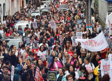 CUT-SC em defesa da greve dos servidores municipais de Florianópolis