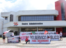 Atos em Florianópolis e Joinville reforçam a defesa do serviço público