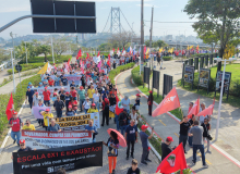 6ª Marcha dos Catarinenses reúne 3 mil trabalhadores em Florianópolis