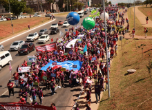 Santa Catarina marca presença na Marcha da Classe Trabalhadora