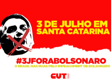 No sábado, cidades em SC unem-se às mobilizações nacionais por Fora Bolsonaro