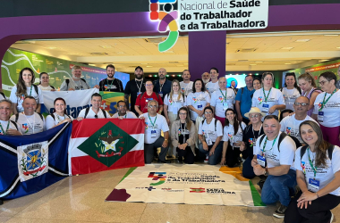 CUT-SC marca presença na 5ª Conferência Nacional de Saúde do Trabalhador