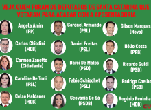 15 dos 16 deputados de SC votaram para acabar com a aposentadoria do povo