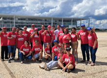 CUTistas de Santa Catarina marcam presença na Marcha da Classe Trabalhadora