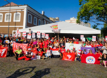 Dia do Trabalhador em Florianópolis é marcado por ato cultural das centrais