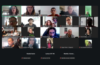 FUP compartilha estratégias de comunicação com o Coletivo de Comunicação da CUT-SC