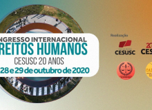 CESUSC promove virtualmente Congresso Internacional de Direitos Humanos