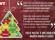 Feliz Natal e um 2020 de muita luta!