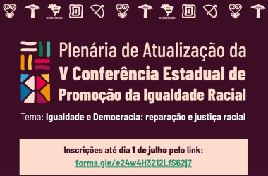 Participe da Plenária da V Conferência de Promoção da Igualdade Racial