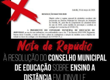 SINSEJ questiona efetividade de resolução sobre ensino a distância em Joinville