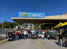 CUT-SC apoia greve dos trabalhadores da Celesc