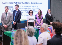 CUT-SC participa de posse da Ouvidora-Geral Externa da Defensoria Pública