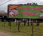 Sindicato lança Campanha “Dor e suor na sua carne” com outdoors  em Forquilhinha