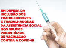 Fóruns da Grande Florianópolis cobram prioridade de vacina aos trabalhadores do SUAS