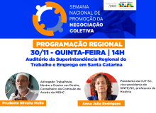 Presidenta da CUT-SC participa de Semana de Promoção da Negociação Coletiva do MTE