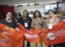 CUTistas de SC participam de eventos em defesa da soberania nacional em Brasília