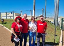 Chapecó faz esquenta para o 1º de maio com ações para dialogar com os trabalhadores