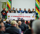 CUT-SC participa de Congresso da CTB-SC