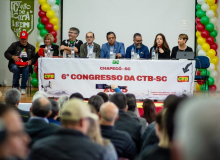 CUT-SC participa de Congresso da CTB-SC