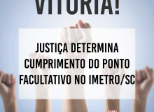 Justiça obriga presidente do IMETRO a respeitar ponto facultativo