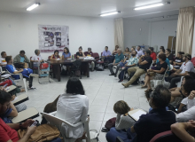 Reunião de organização lutas de março - Florianópolis